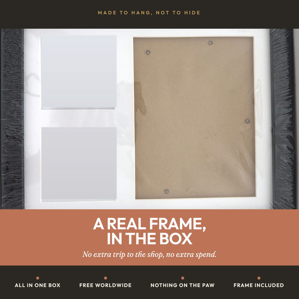 Inkless Paw Print Kit for cats and dogs — clean-touch mess-free paw print in a frame — photo 5
